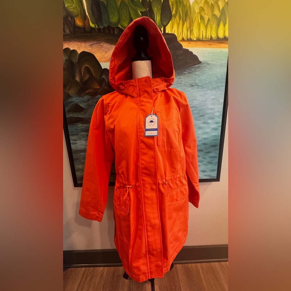 Talbots Hooded Canvas Anorak - Picture 4 of 10
